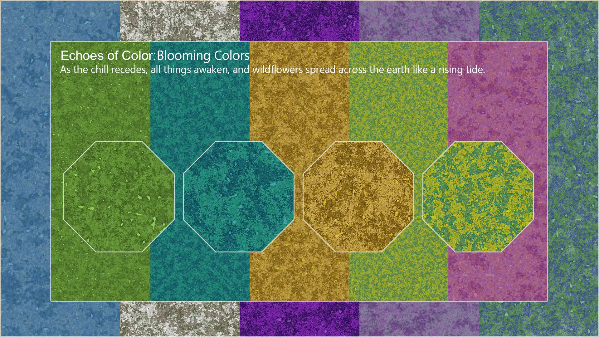 Blooming Colors cover texture