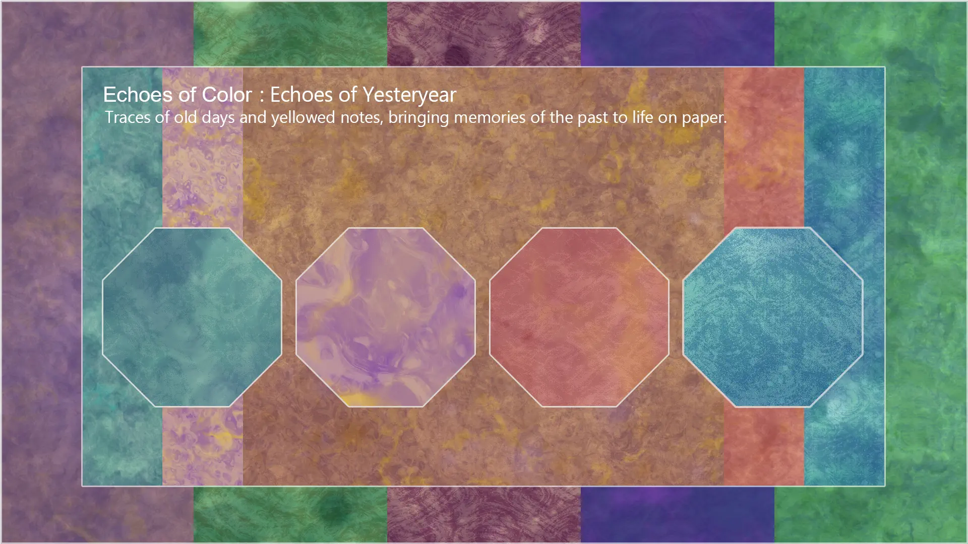 Echoes of Yesteryear cover texture